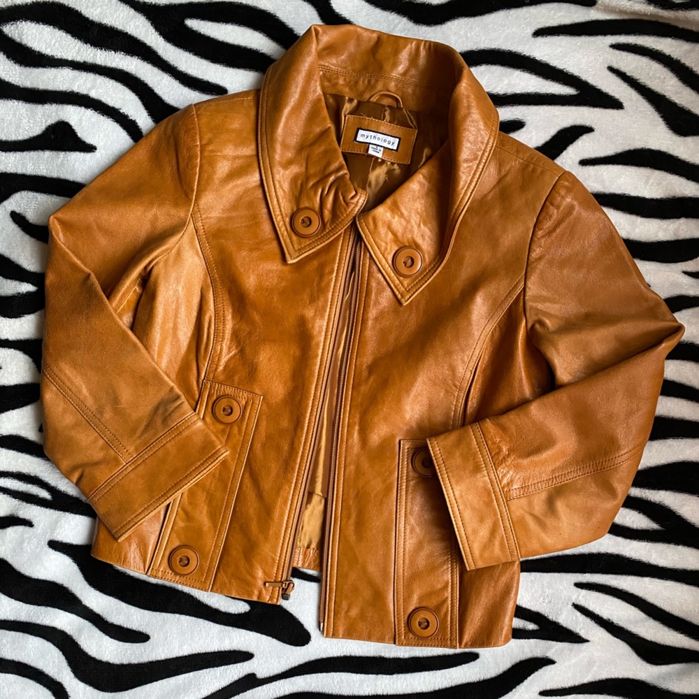 Mythology 100% lamb leather jacket